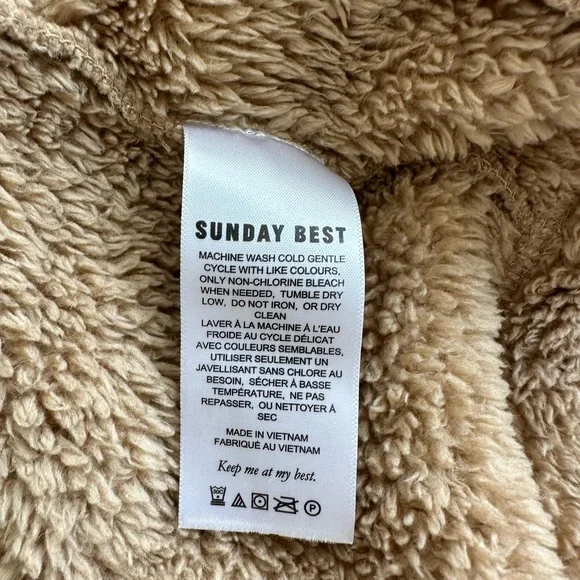 Sunday Best Mockneck Fuzzy Zip-Up - Picture 9 of 10